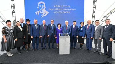 По поручению Президента начато строительство нового здания Национальной школы Абая