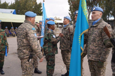 Миротворцам из Казахстана вручили медали за участие в миссии ООН
