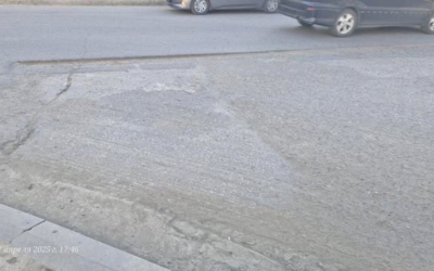 Народный репортёр. Перекрёсток остался без асфальта