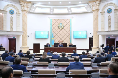 Маулен Ашимбаев поздравил сенаторов с предстоящим Днем Республики