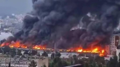 В Тбилиси сгорел старинный рынок