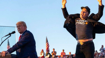 Дональд Трамп провел День благодарения с Илоном Маском