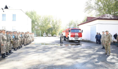 Военные учения в Астане: совместные действия с гражданской защитой
