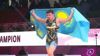 Казахстанец Нуркожа Кайпанов стал чемпионом Азии по вольной борьбе