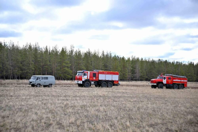 Природный пожар в &quot;Семей орманы&quot; полностью потушен