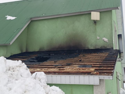 В Тукаевском районе сгорела баня, которую затопили в 4 утра