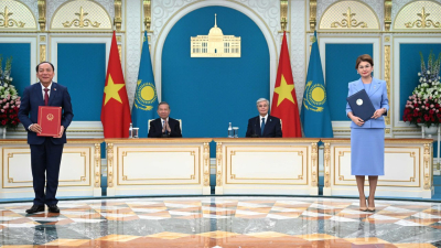 Касым-Жомарт Токаев и То Лам приняли Совместное заявление по итогам переговоров