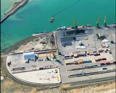 Казахстан и Китай запустили строительство контейнерного хаба в порту Актау
