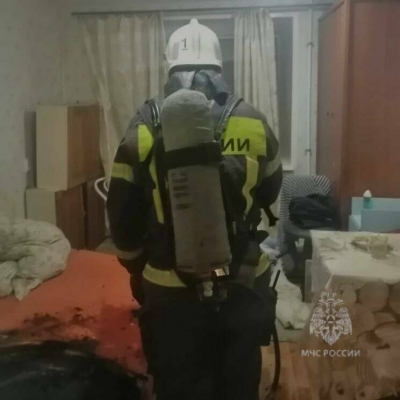 Казанец отравился продуктами горения на пожаре из-за непотушенной сигареты