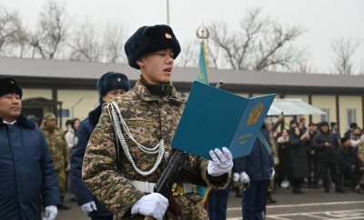 Молодые солдаты ПВО достойно приняли Военную присягу